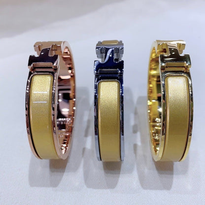 HERMES H CHAMPAGNE BRACELET