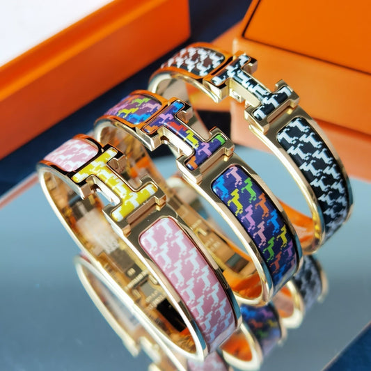 HERMES H HORSE BRACELET 12MM
