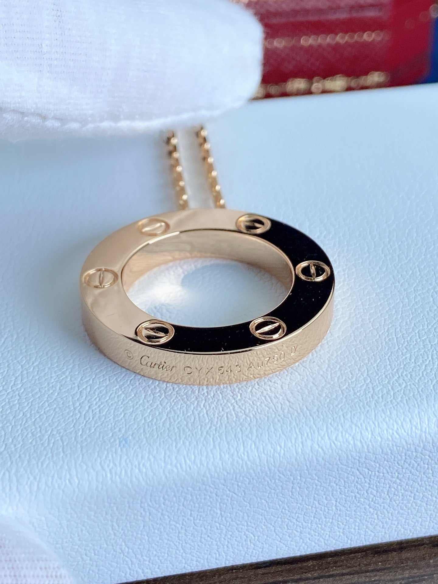 CARTIER LOVE NECKLACE 16MM