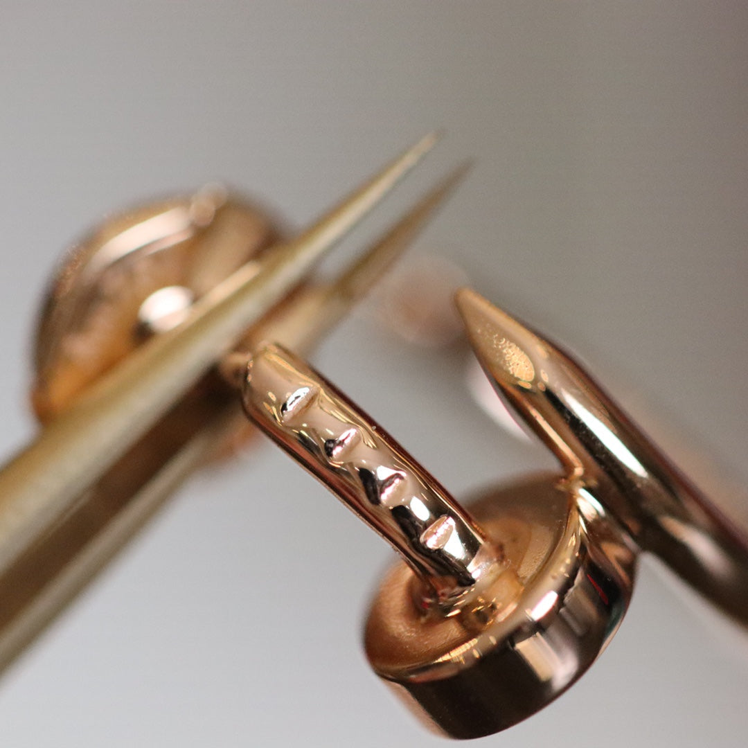 CARTIER JUSTE EARRINGS PINK GOLD