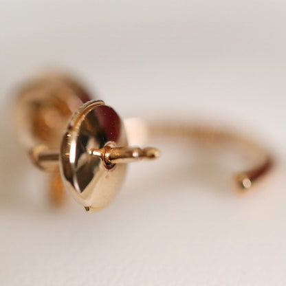 CARTIER JUSTE EARRINGS PINK GOLD