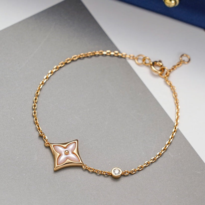 LOUIS VUITTON STAR 1 DIAMOND PINK GOLD BRACELET