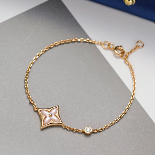 LOUIS VUITTON STAR 1 DIAMOND PINK GOLD BRACELET