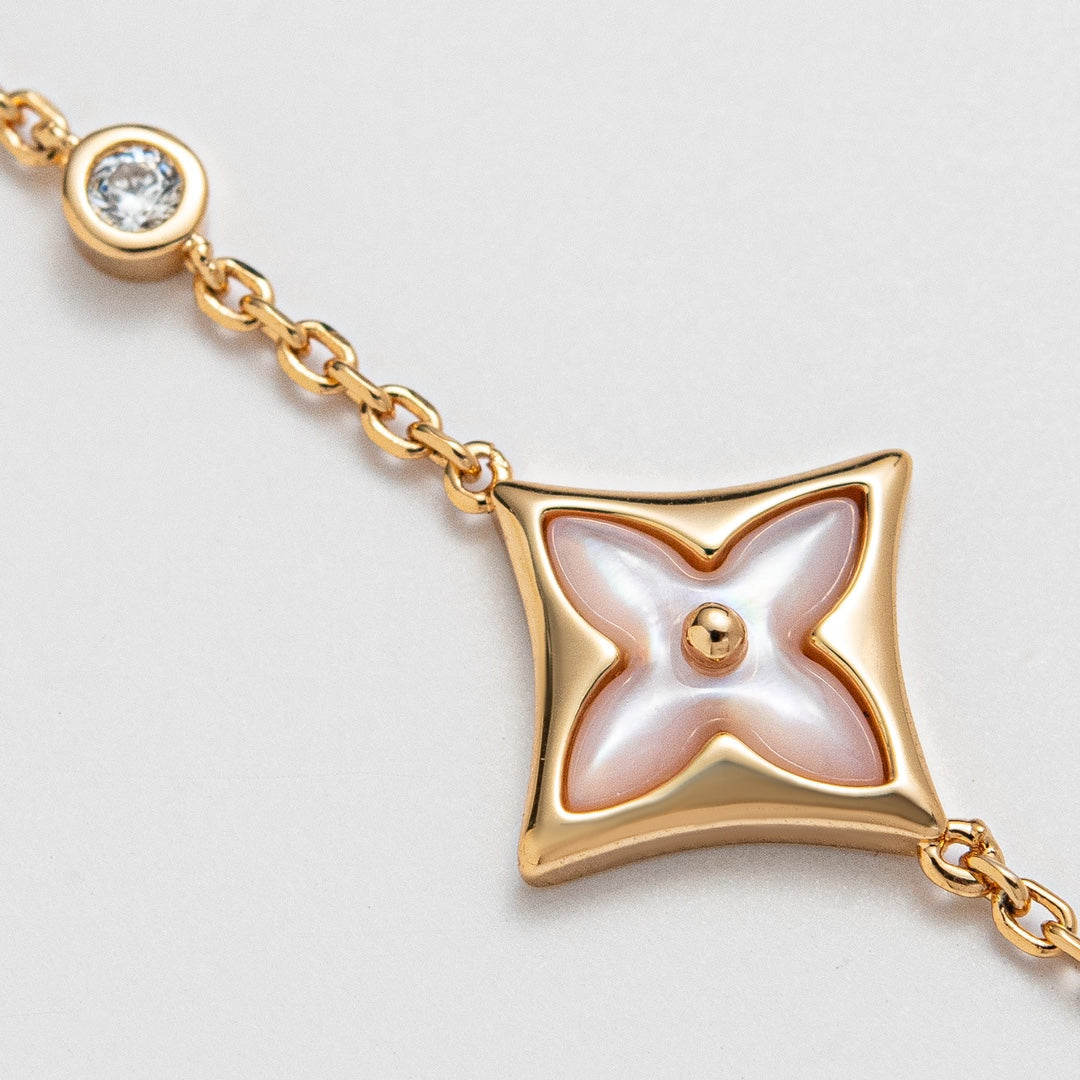 LOUIS VUITTON STAR 1 DIAMOND PINK GOLD BRACELET