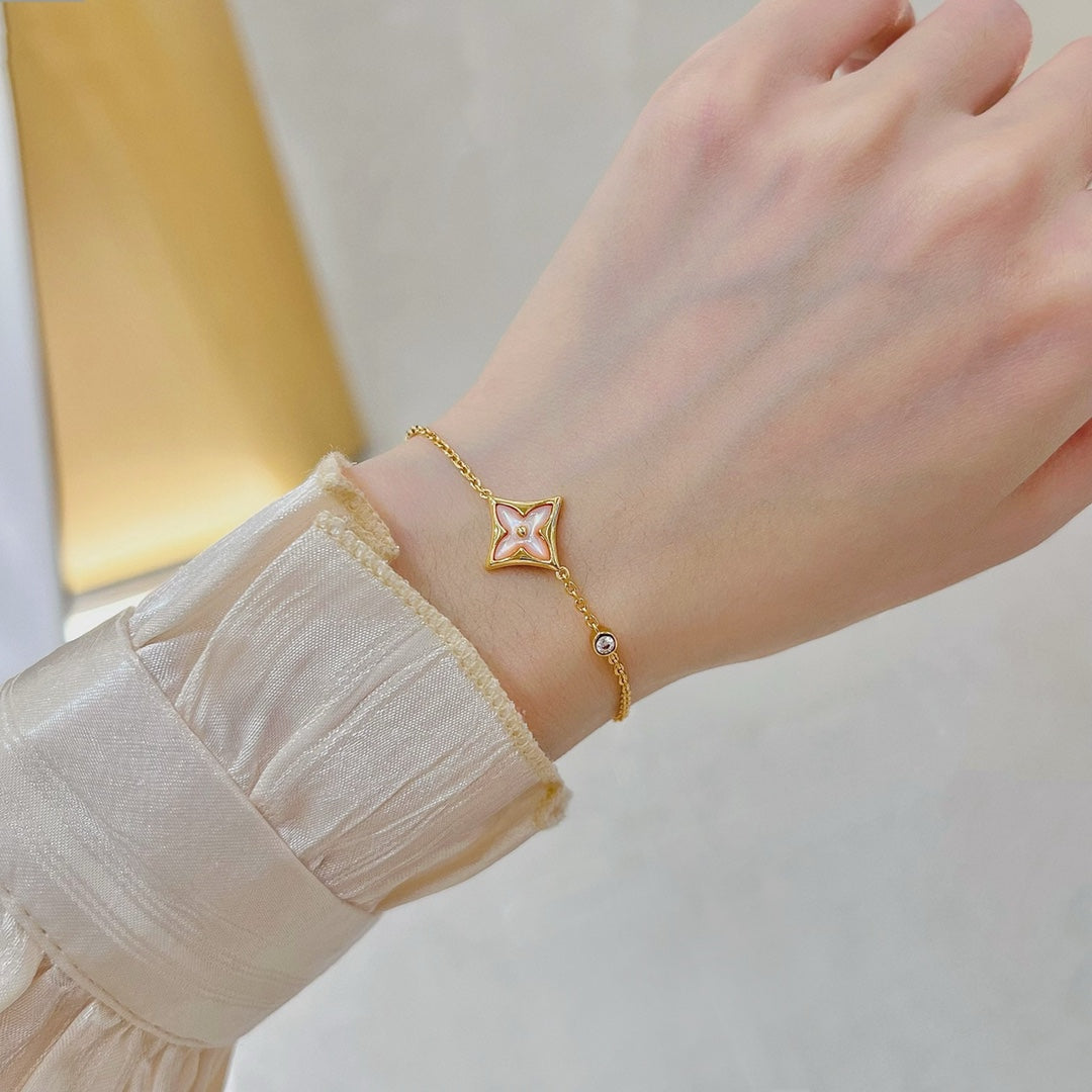 LOUIS VUITTON STAR 1 DIAMOND PINK GOLD BRACELET