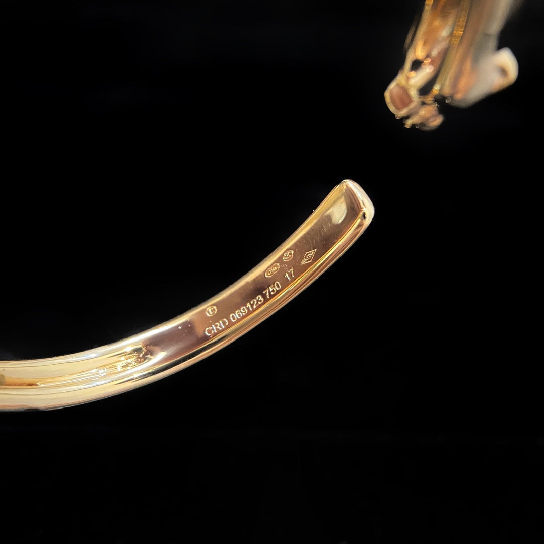 CARTIER PANTHERE GOLD OPEN BRACELET