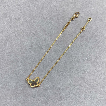 VCA BUTTERFLY DARK MOP BUTTERFLY BRACELET