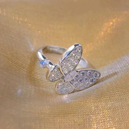 VCA BUTTERFLY DIAMOND RING