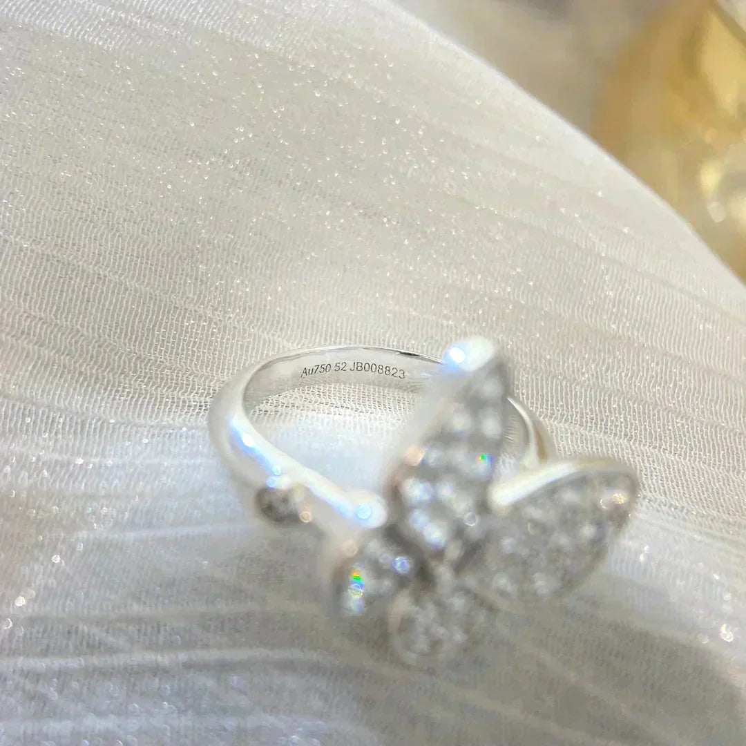 VCA BUTTERFLY DIAMOND RING