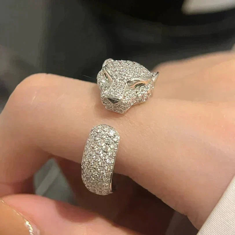 CARTIER PANTHERE 5.5MM ALL DIAMOND RING