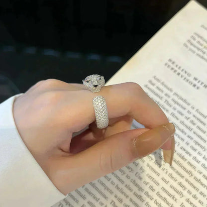 CARTIER PANTHERE 5.5MM ALL DIAMOND RING