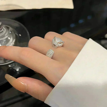 CARTIER PANTHERE 5.5MM ALL DIAMOND RING