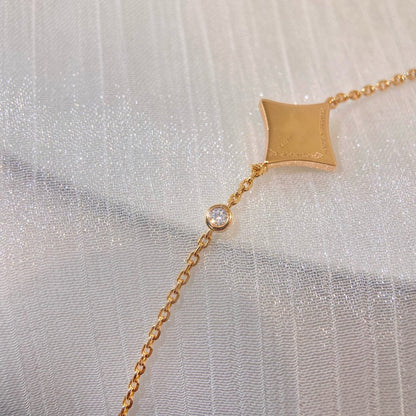 LOUIS VUITTON COLOR STAR CARNELIAN PINK GOLD DIAMOND BRACELET