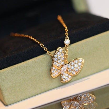 VCA BUTTERFLY DIAMOND NECKLACE