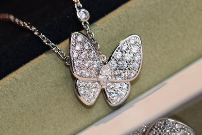 VCA BUTTERFLY DIAMOND NECKLACE