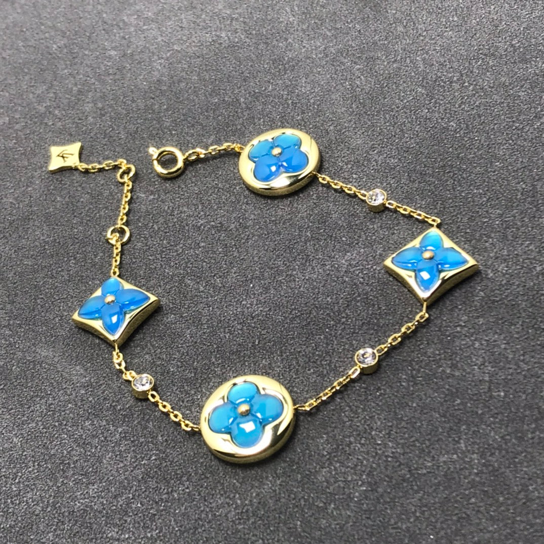 LOUIS VUITTON STAR AND SUN TURQUOISE 4 MOTIFS 3 DIAMONDS