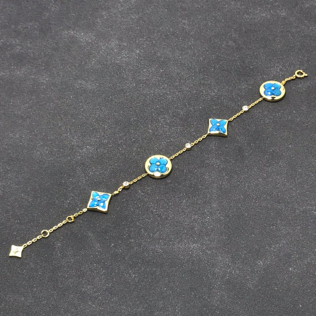 LOUIS VUITTON STAR AND SUN TURQUOISE 4 MOTIFS 3 DIAMONDS