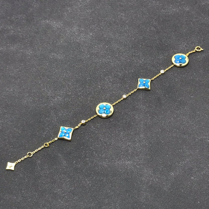 LOUIS VUITTON STAR AND SUN TURQUOISE 4 MOTIFS 3 DIAMONDS