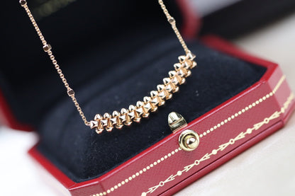 CARTIER CLASH PINK GOLD NECKLACE