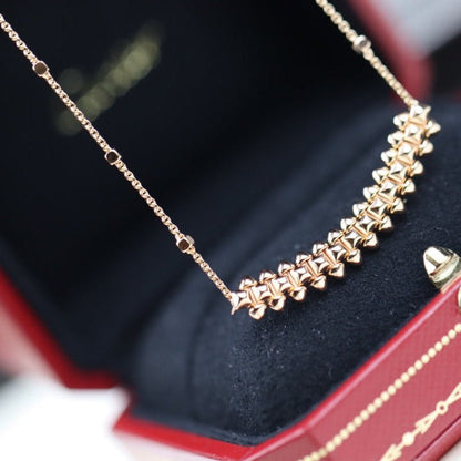 CARTIER CLASH PINK GOLD NECKLACE