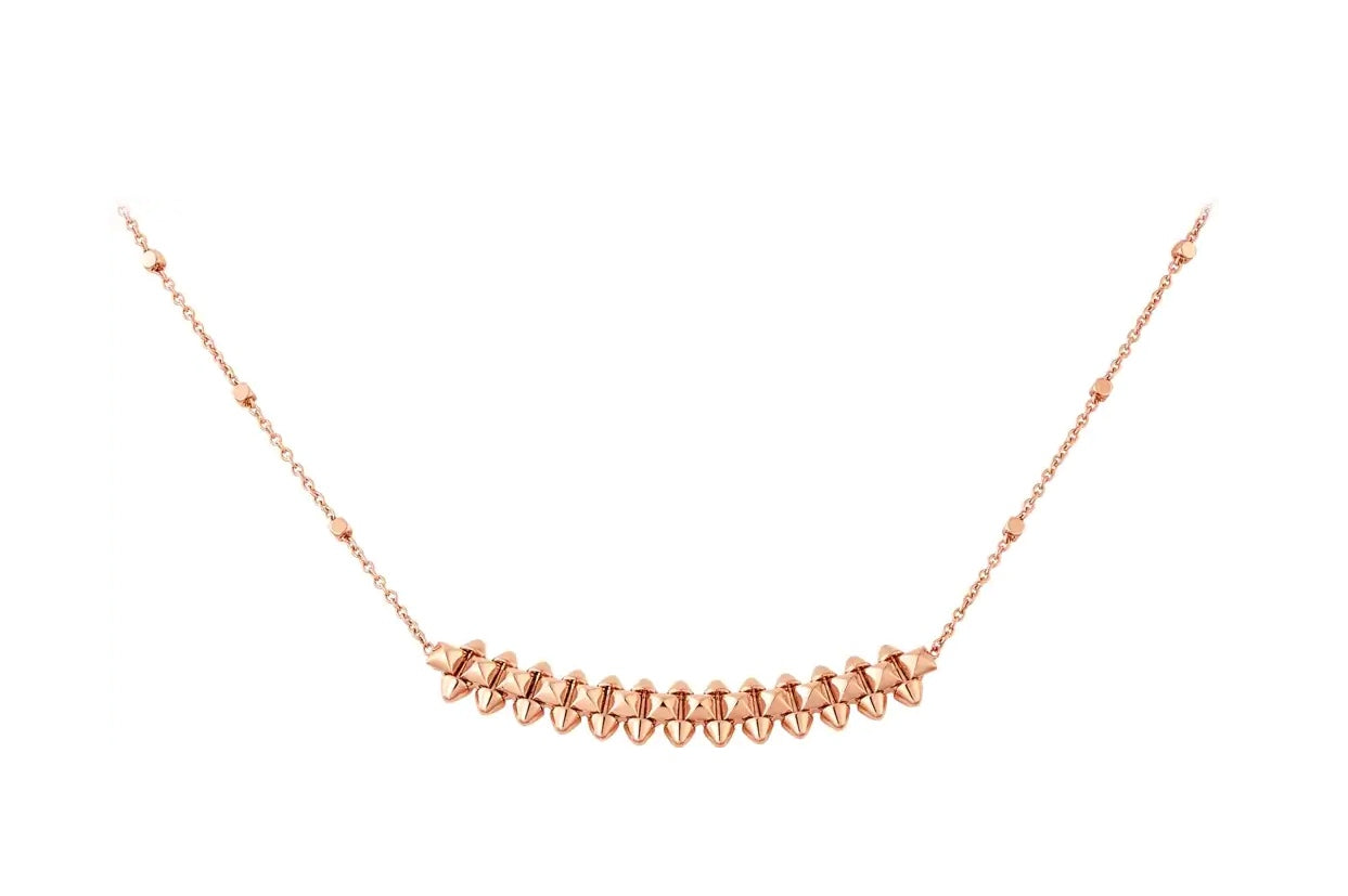 CARTIER CLASH PINK GOLD NECKLACE