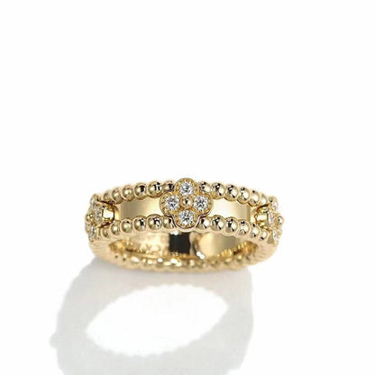 VCA PERLEE GOLD DIAMOND RING