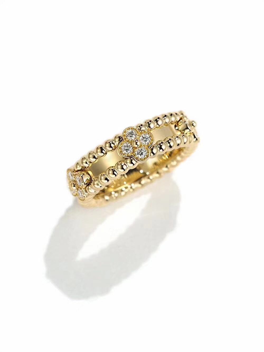 VCA PERLEE GOLD DIAMOND RING
