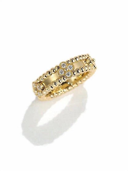 VCA PERLEE GOLD DIAMOND RING