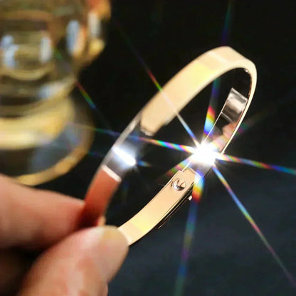 HERMES KELLY SILVER DIAMOND BRACELET