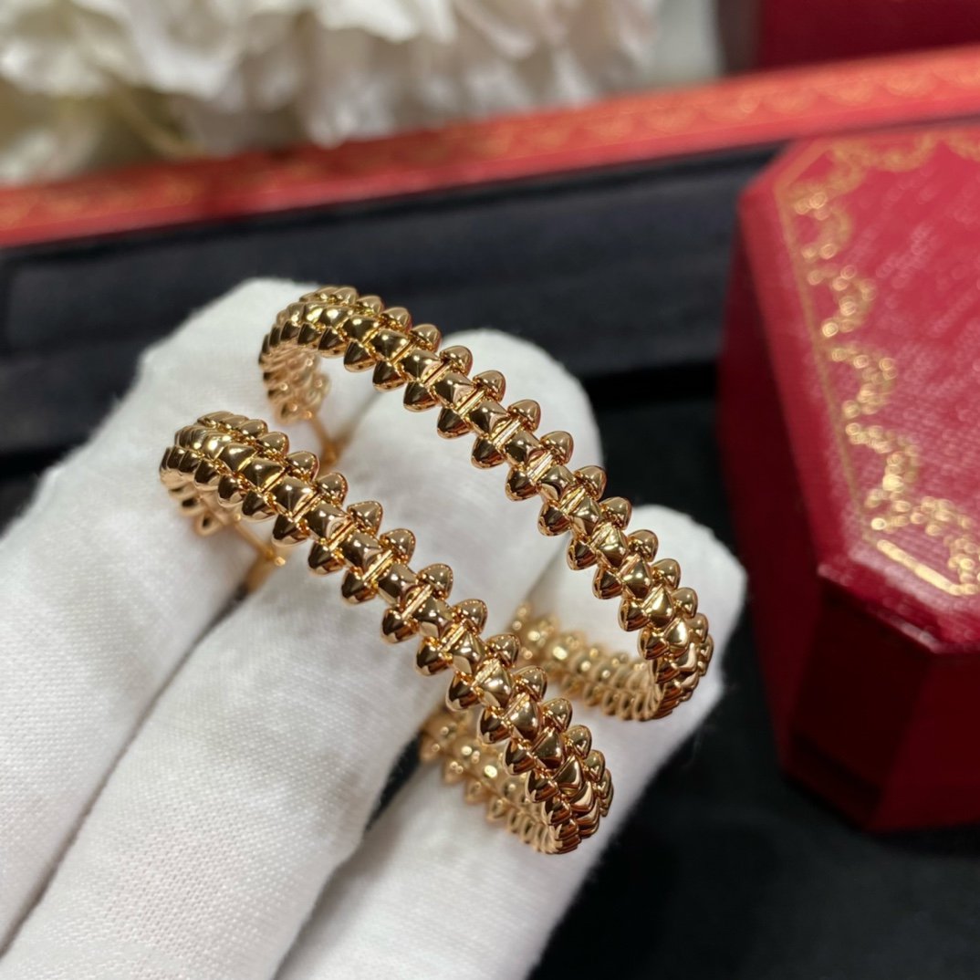 CARTIER CLASH LARGE HOOP EARRINGS