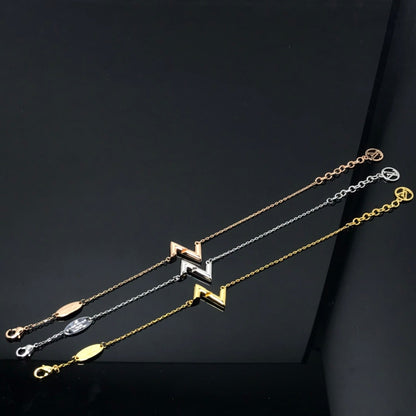LOUIS VUITTON VOLT LV LOGO BRACELET