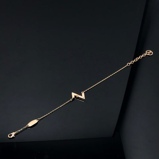LOUIS VUITTON VOLT LV LOGO BRACELET