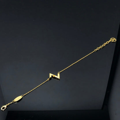 LOUIS VUITTON VOLT LV LOGO BRACELET