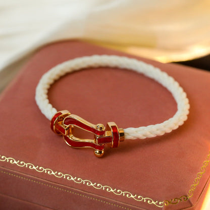 FRED FORCE 10 WHITE TEXTILE DIAMOND PAVED