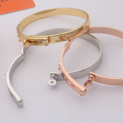 18K White Gold Kelly Hermes Bracelet