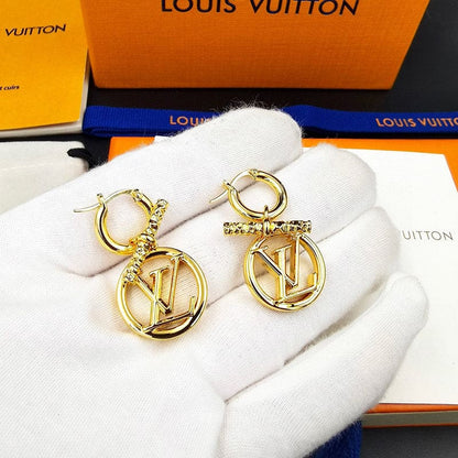 18K Louis Vuitton Baby Louise Earrings