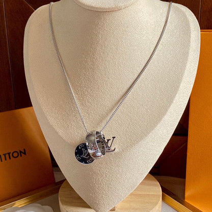18K Louis Vuitton Monogram Charms Necklace