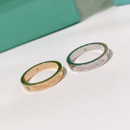 18K Rose Gold Tiffany Wedding  Ring