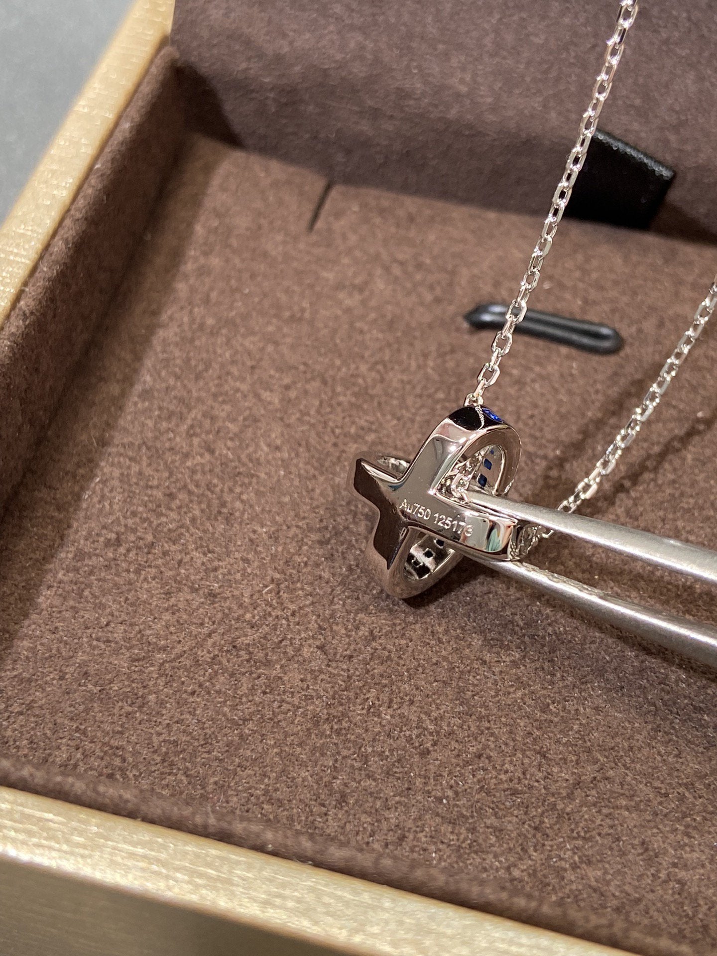 CHAUMET LIENS DIAMOND SILVER NECKLACE