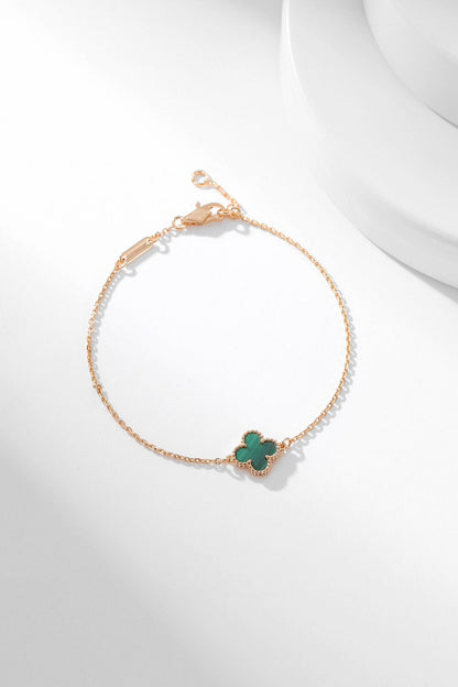 VCA CLOVER BRACELET MALACHITE 1 MOTIF