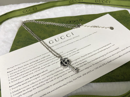 Double Gucci Key Necklace