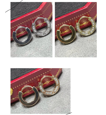 CARTIER LOVE DIAMOND EARRINGS