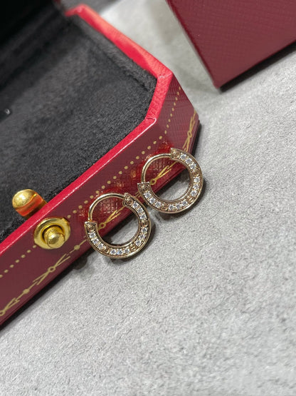 CARTIER LOVE DIAMOND EARRINGS