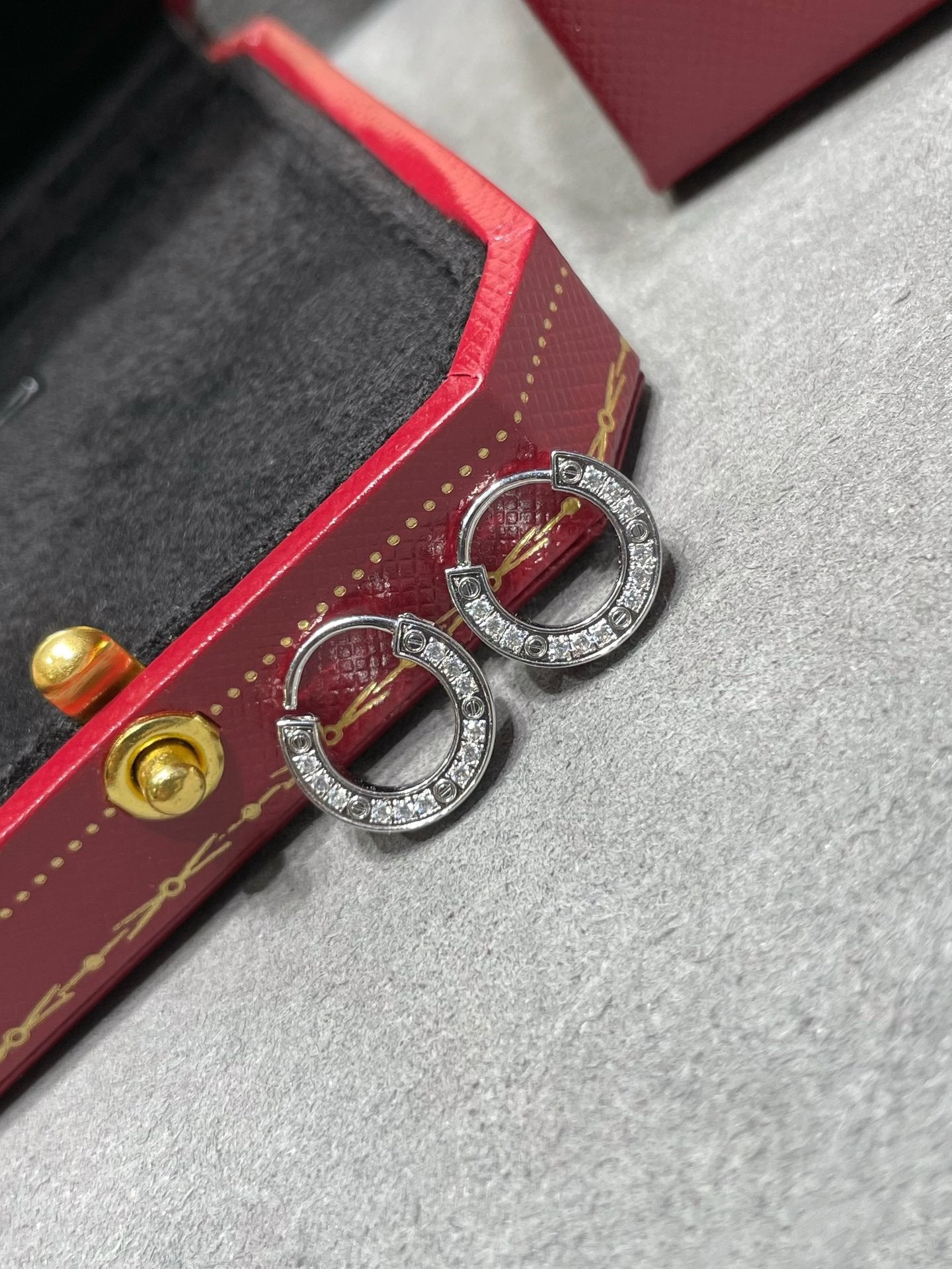 CARTIER LOVE DIAMOND EARRINGS