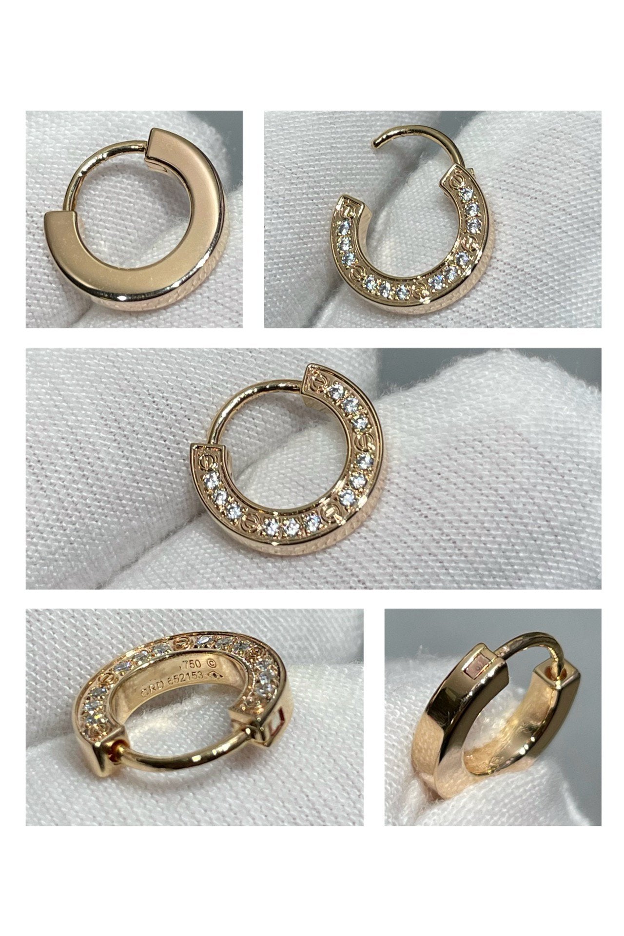 CARTIER LOVE DIAMOND EARRINGS