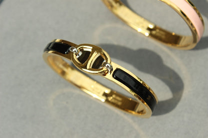 HERMES CLIC CHAINE GOLD BRACELET