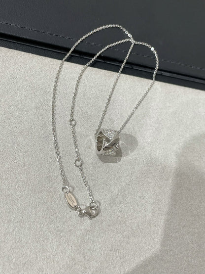 CHAUMET LIENS EVIDENCE DIAMOND PAVED NECKLACE
