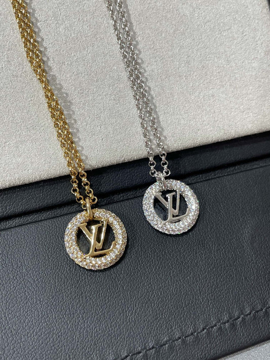 LOUIS VUITTON BY NIGHT DIAMOND PAVED NECKLACE