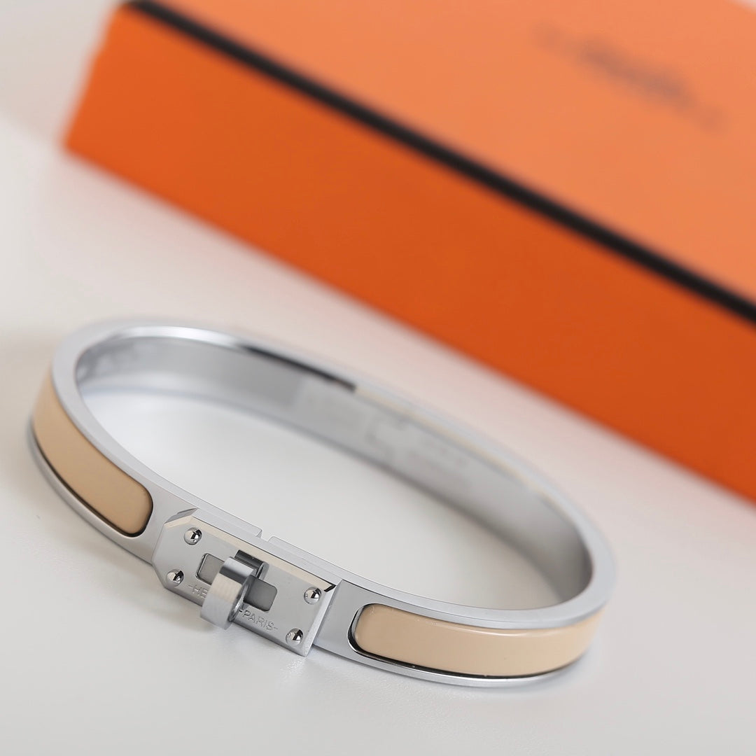 HERMES HM KELLY BEIGE BRACELET
