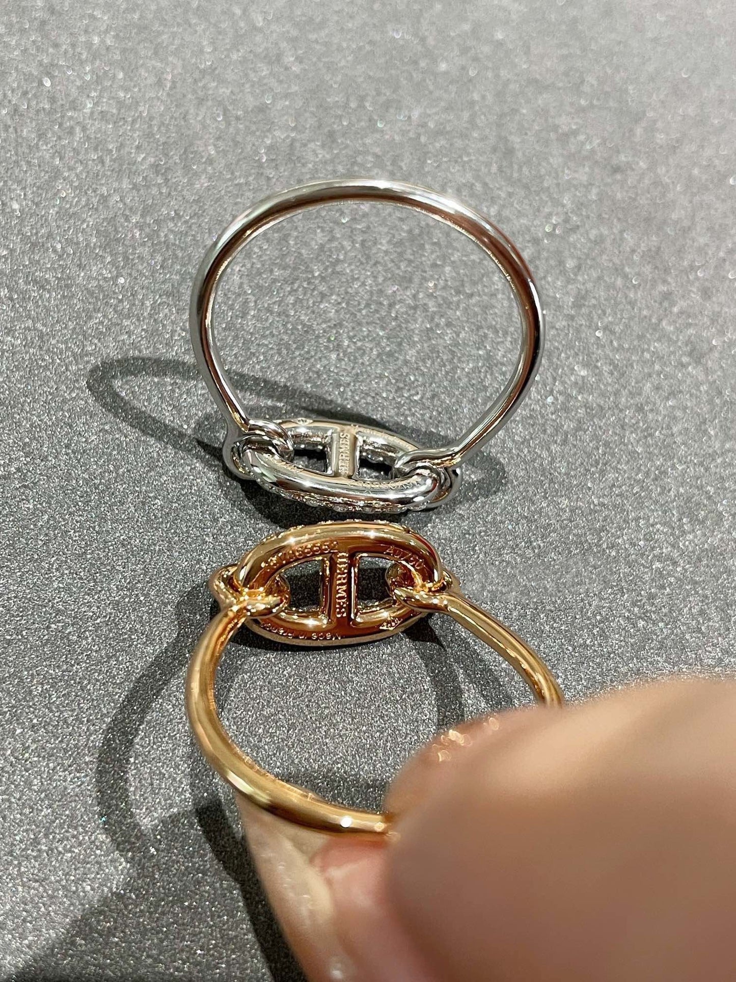 HERMES RONDE SMALL DIAMOND RING